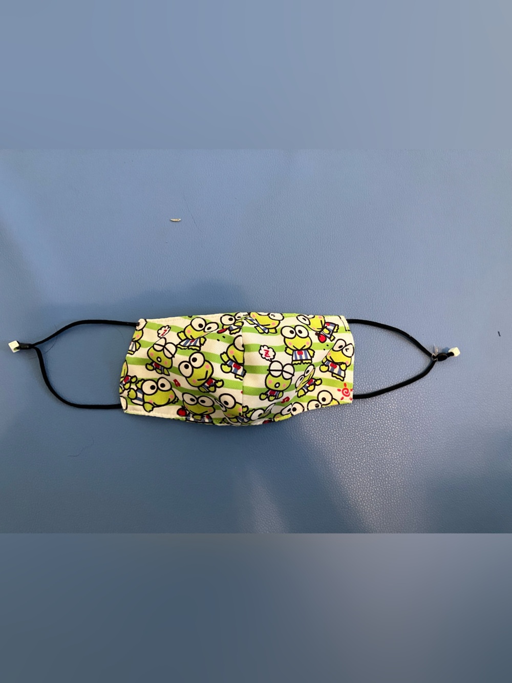 Keroppi Handmade 3 Layer Face Mask with Adjustable Ear Loops & Filter Pocket